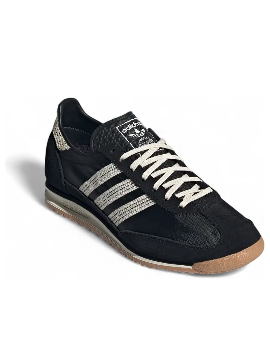 Кроссовки (WMNS) adidas SL 72 OG 'Black White' — изображение 3 из 6, черный