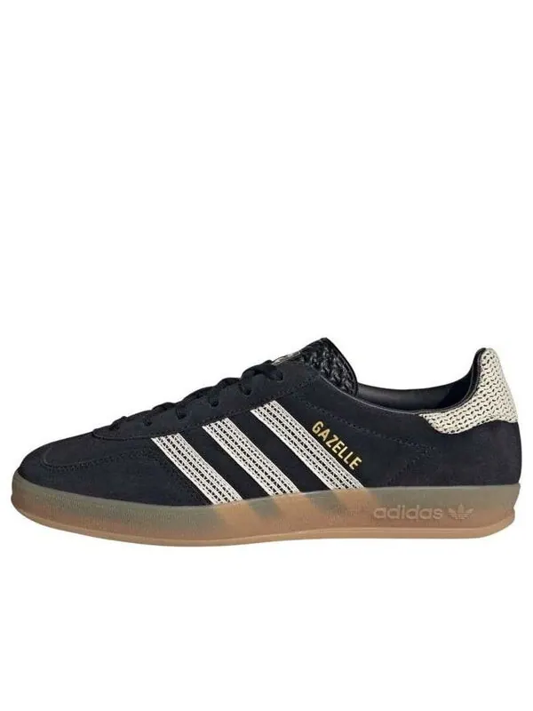 Кроссовки gazelle indoor 'black wonder white' Adidas — изображение 1 из 4, черный/белый