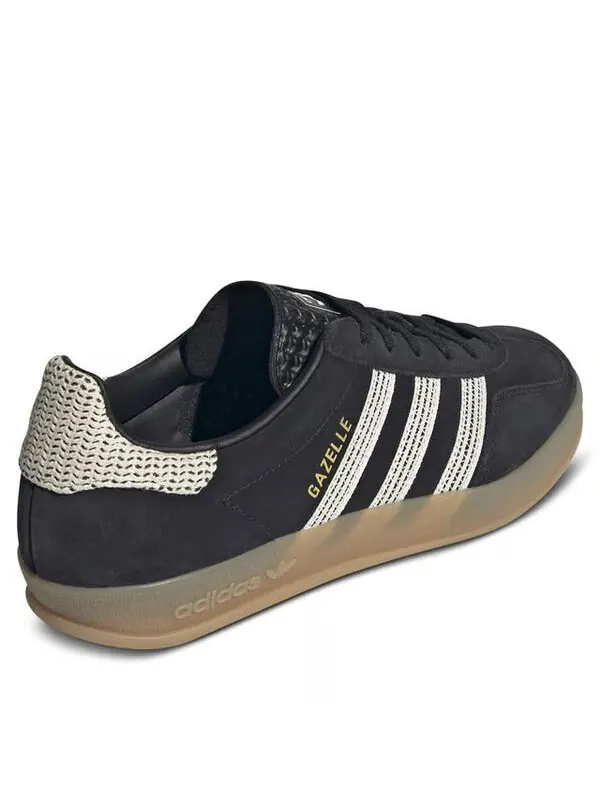 Кроссовки gazelle indoor 'black wonder white' Adidas — изображение 3 из 4, черный/белый