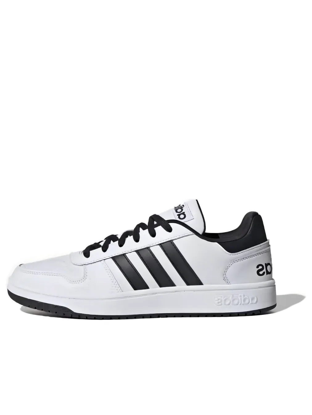 Кроссовки Adidas Hoops 2.0 'White Black' — изображение 1 из 6, белый/черный