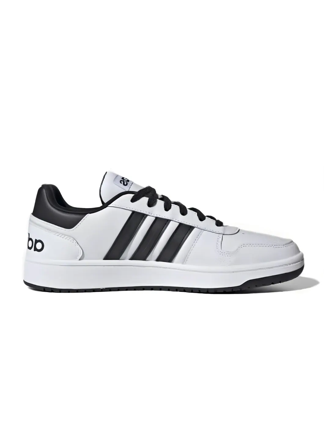 Кроссовки Adidas Hoops 2.0 'White Black' — изображение 2 из 6, белый/черный