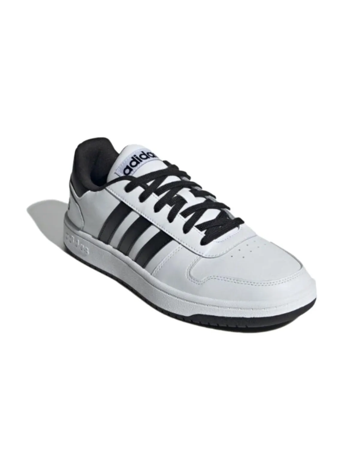 Кроссовки Adidas Hoops 2.0 'White Black' — изображение 3 из 6, белый/черный