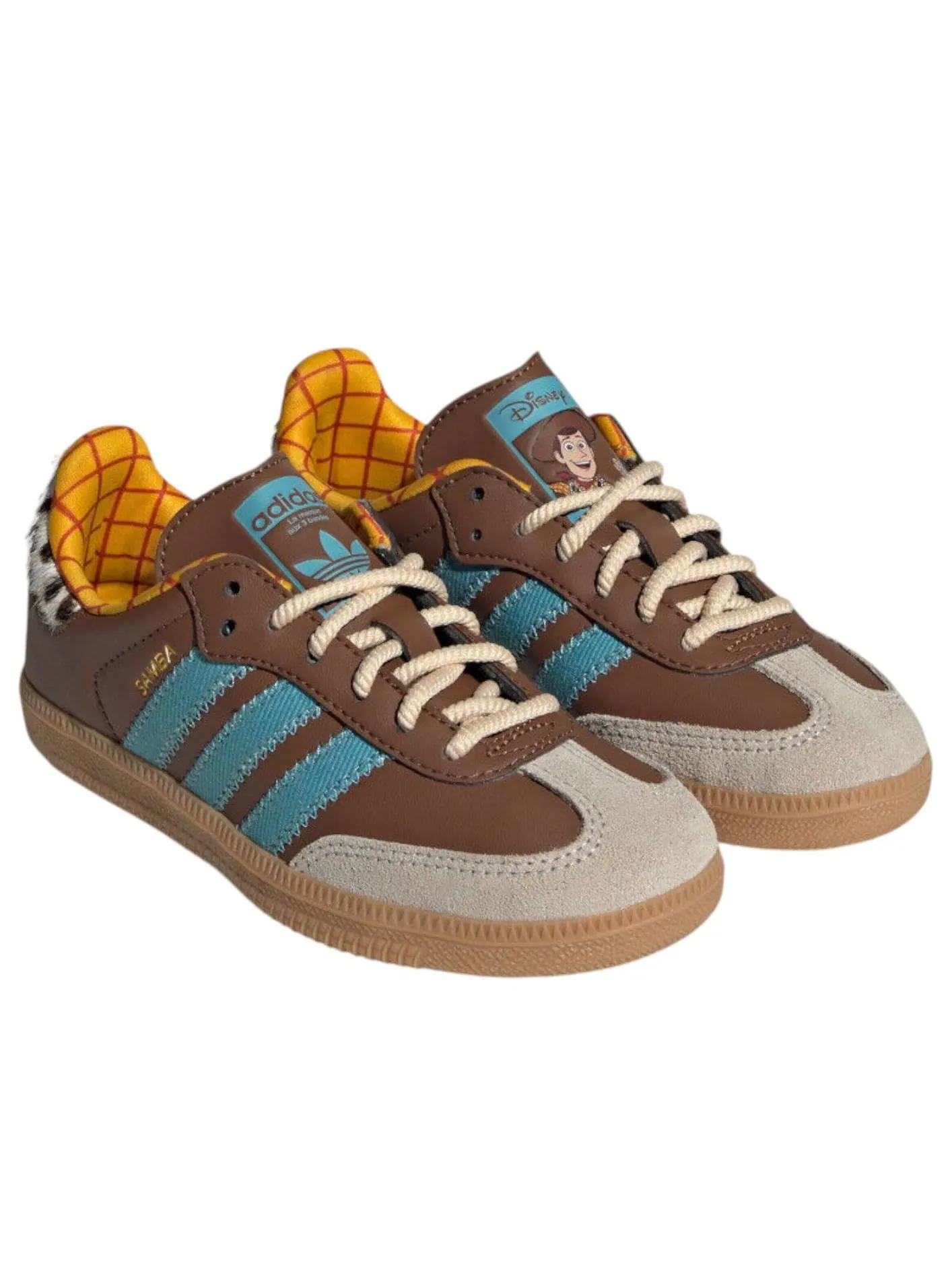 Кроссовки (PS) adidas x DISNEY Samba 'Toy Story' — изображение 5 из 6, коричневый
