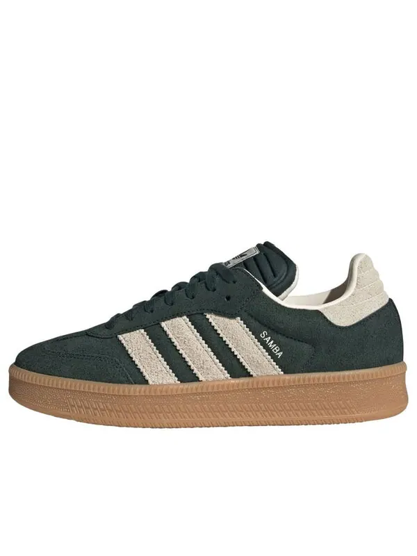 Кроссовки samba xlg 'shadow green chalk white' Adidas — изображение 1 из 4, зеленый/белый