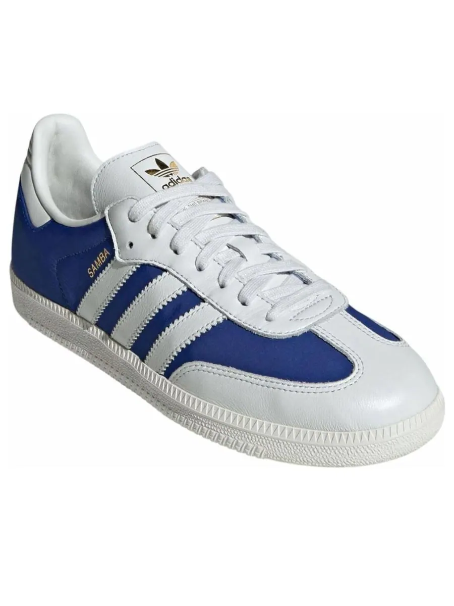 Кроссовки adidas Samba OG 'Crystal White Royal Blue' — изображение 3 из 5, темно-синий