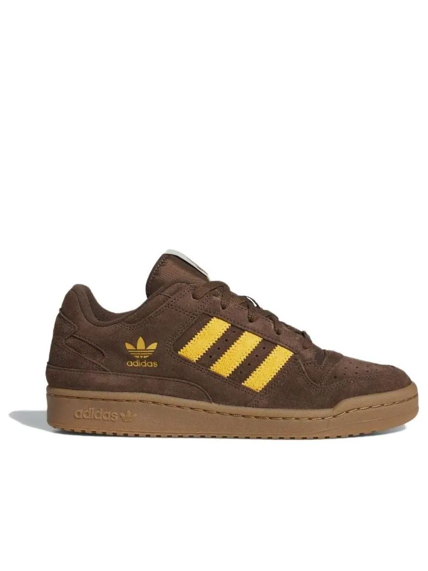 Кроссовки adidas Forum Low CL 'Brown Preloved Yellow' — изображение 2 из 5, коричневый