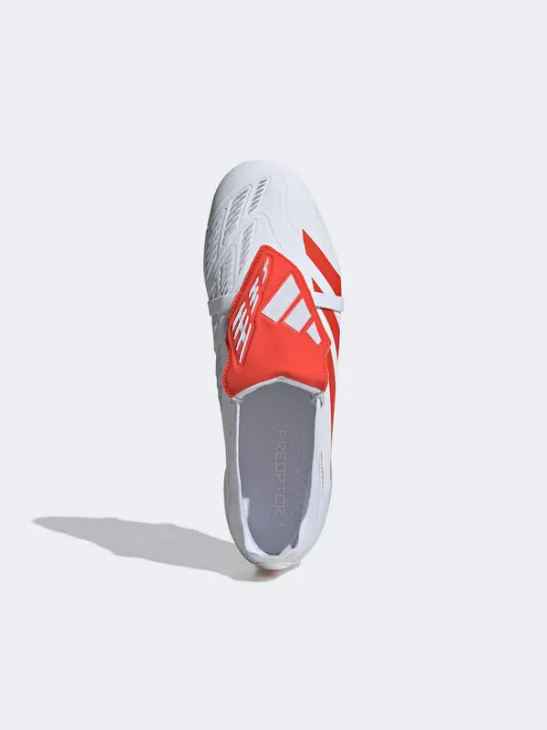 Кроссовки Predator Elite FG Adidas — изображение 2 из 2, белый/оранжевый