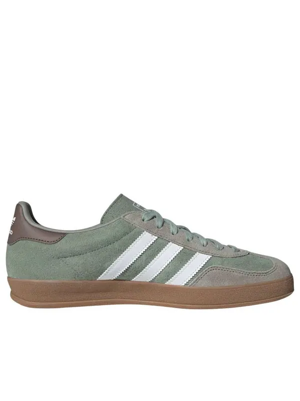 Кроссовки gazelle indoor Adidas — изображение 2 из 4, оливковый зеленый