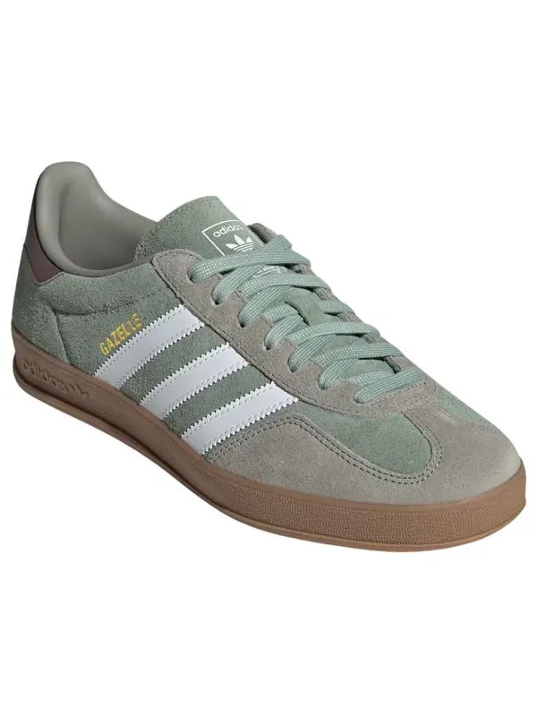 Кроссовки gazelle indoor Adidas — изображение 3 из 4, оливковый зеленый