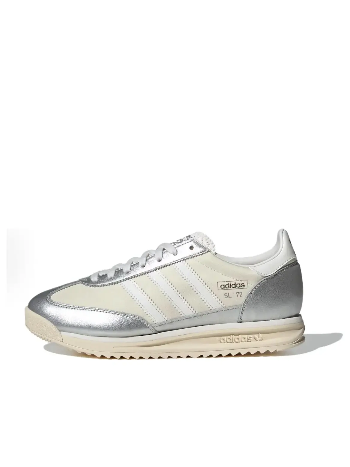 Кроссовки adidas SL 72 RS 'Silver Metallic Cloud White' — изображение 1 из 5, серебряный