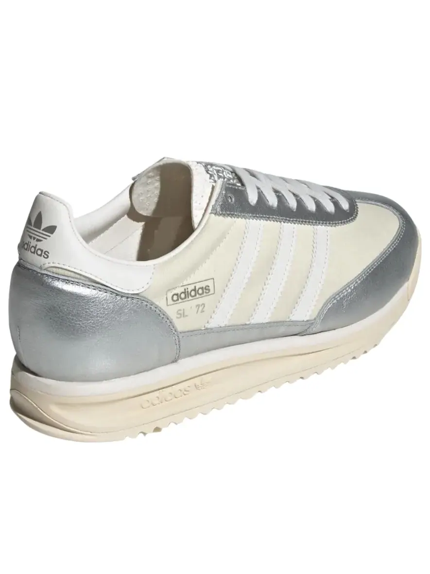 Кроссовки adidas SL 72 RS 'Silver Metallic Cloud White' — изображение 3 из 5, серебряный
