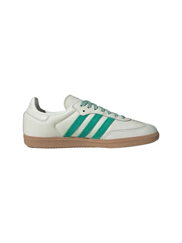 Кроссовки самба ог Adidas — изображение 2 из 4, белый/зеленый/зеленый