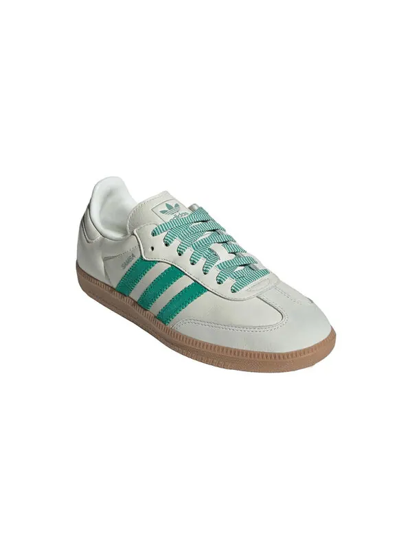 Кроссовки самба ог Adidas — изображение 3 из 4, белый/зеленый/зеленый