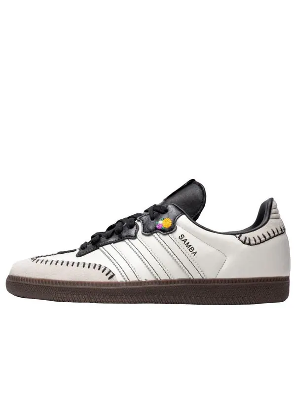 Кроссовки самба ог Adidas — изображение 1 из 1, белый/черный/оранжевый