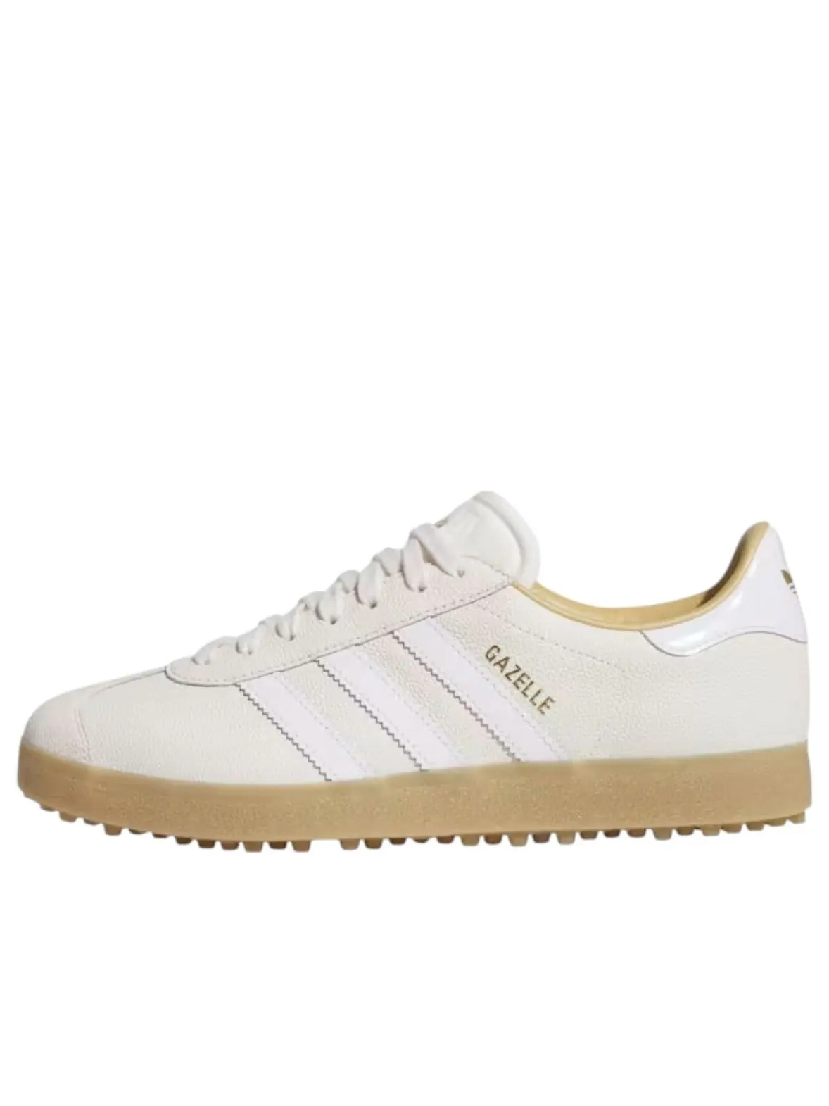 Adidas Gazelle Golf LUX 'Chalk White Gum' — изображение 1 из 5, белый/белый