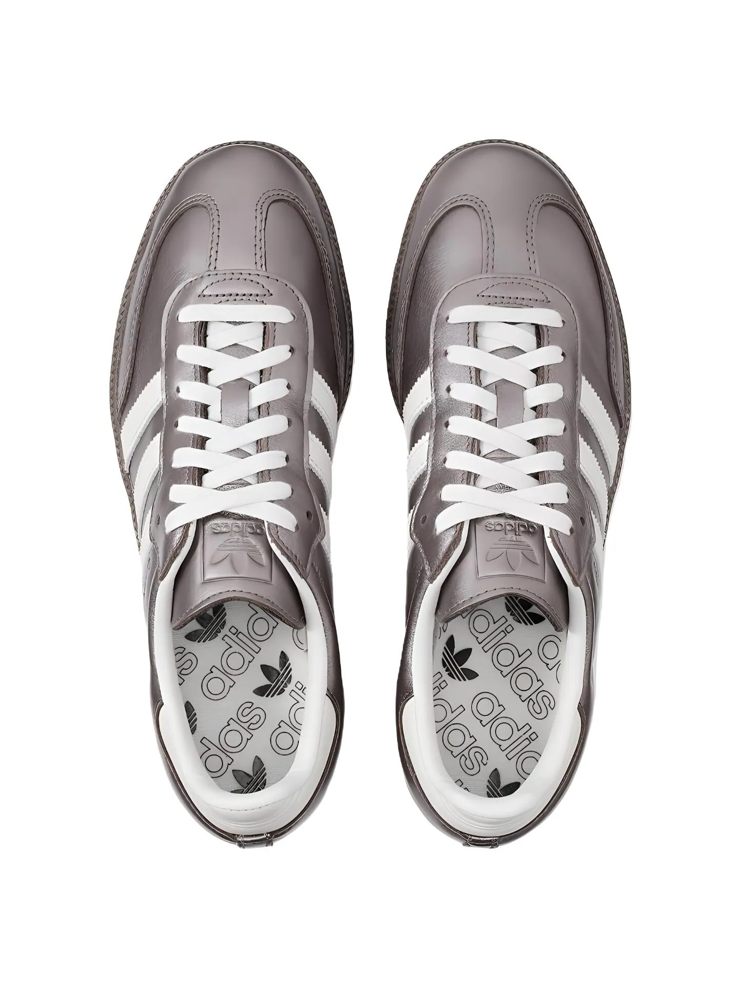 Кроссовки adidas originals SAMBA OG Skateboarding Shoes Unisex Low-top Dark Purple/Han Jade White — изображение 4 из 5
