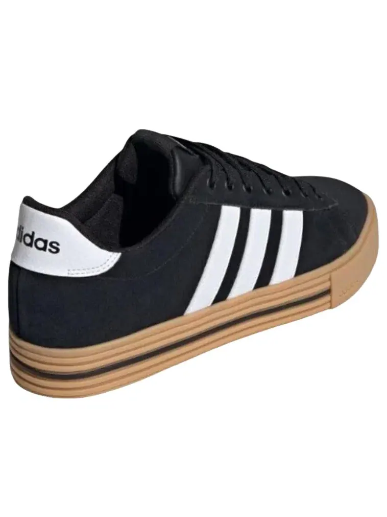 Мужские кроссовки с кожаным верхом Daily 4.0 Adidas — изображение 2 из 5, черный
