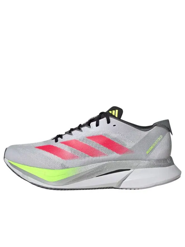 Кроссовки adizero boston 12 'ekiden pack' Adidas — изображение 1 из 1, серый/красный