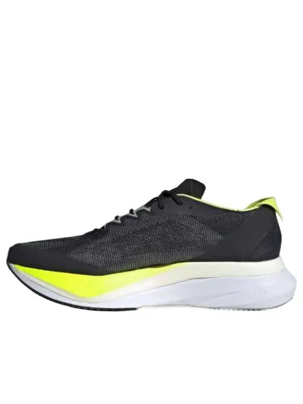 Кроссовки adizero boston 12 'silver metallic pulse lime' Adidas — изображение 3 из 4, серебристый металлик