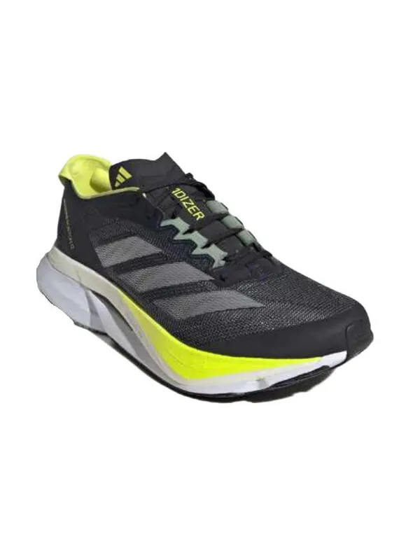 Кроссовки adizero boston 12 'silver metallic pulse lime' Adidas — изображение 4 из 4, серебристый металлик