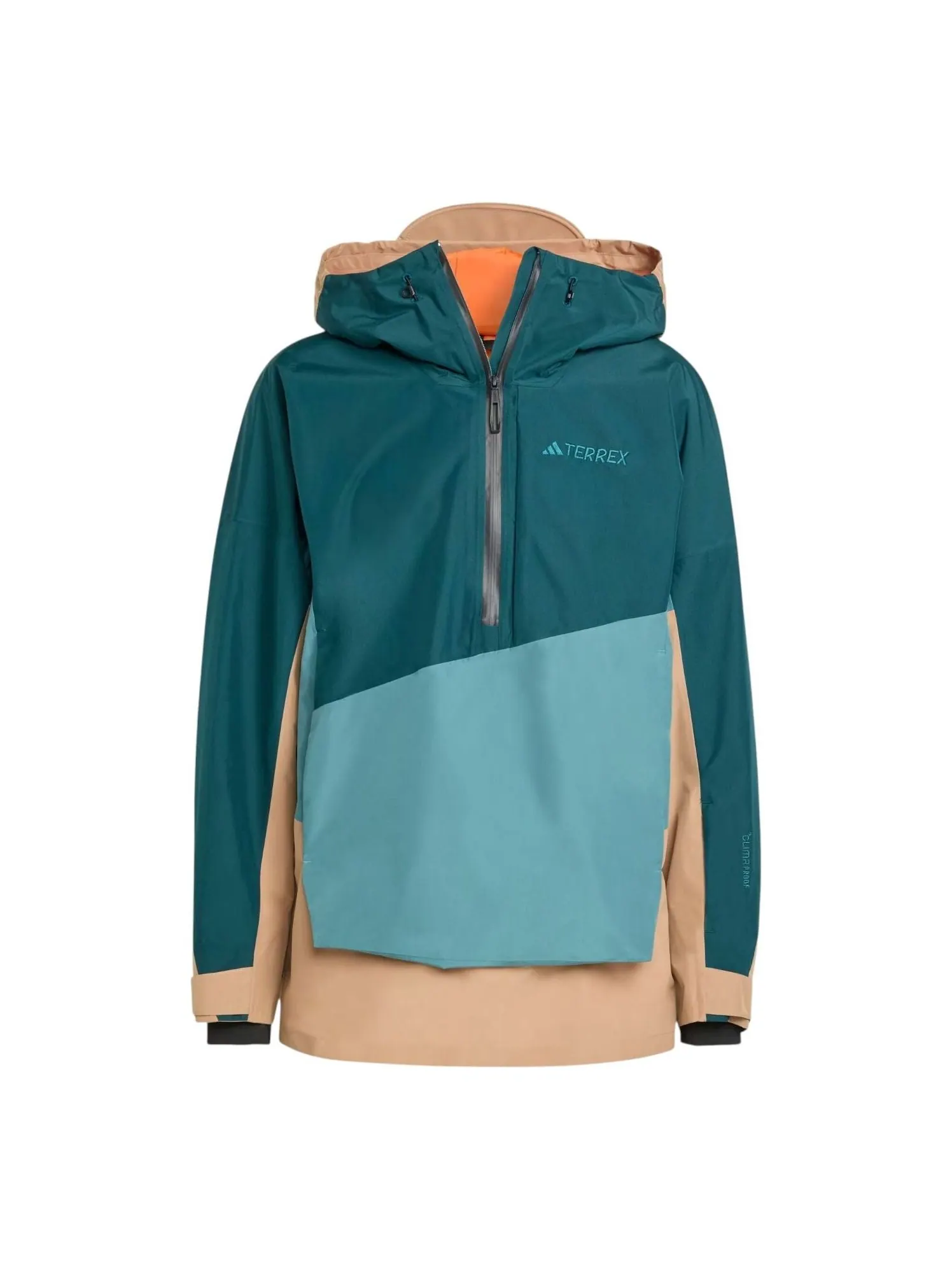 Кроссовки adidas Terrex Xploric 2 Layer Lined Climaproof Anorak 'Preloved Teal Aurora Ivy' — изображение 1 из 5, мульти