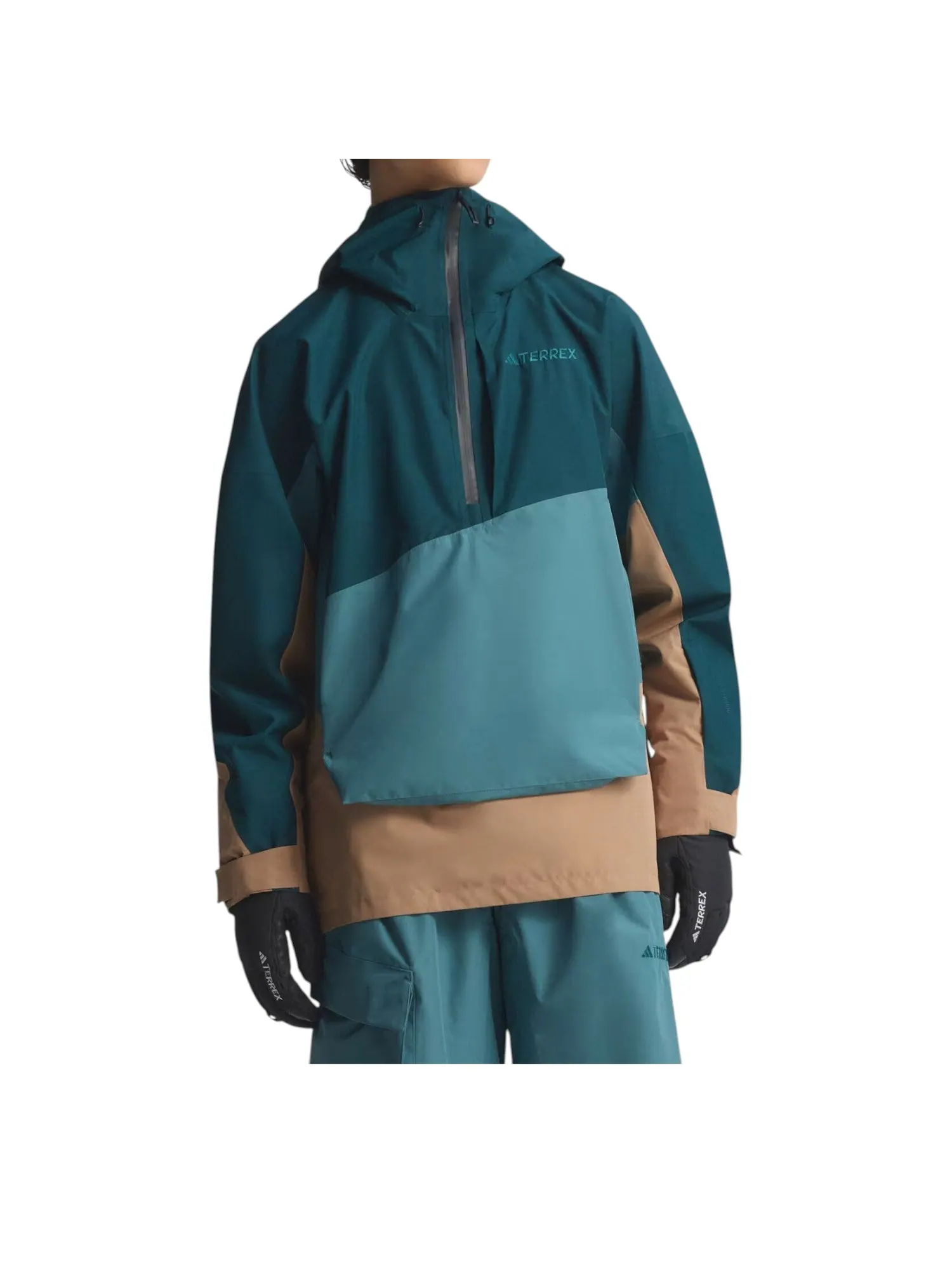 Кроссовки adidas Terrex Xploric 2 Layer Lined Climaproof Anorak 'Preloved Teal Aurora Ivy' — изображение 2 из 5, мульти