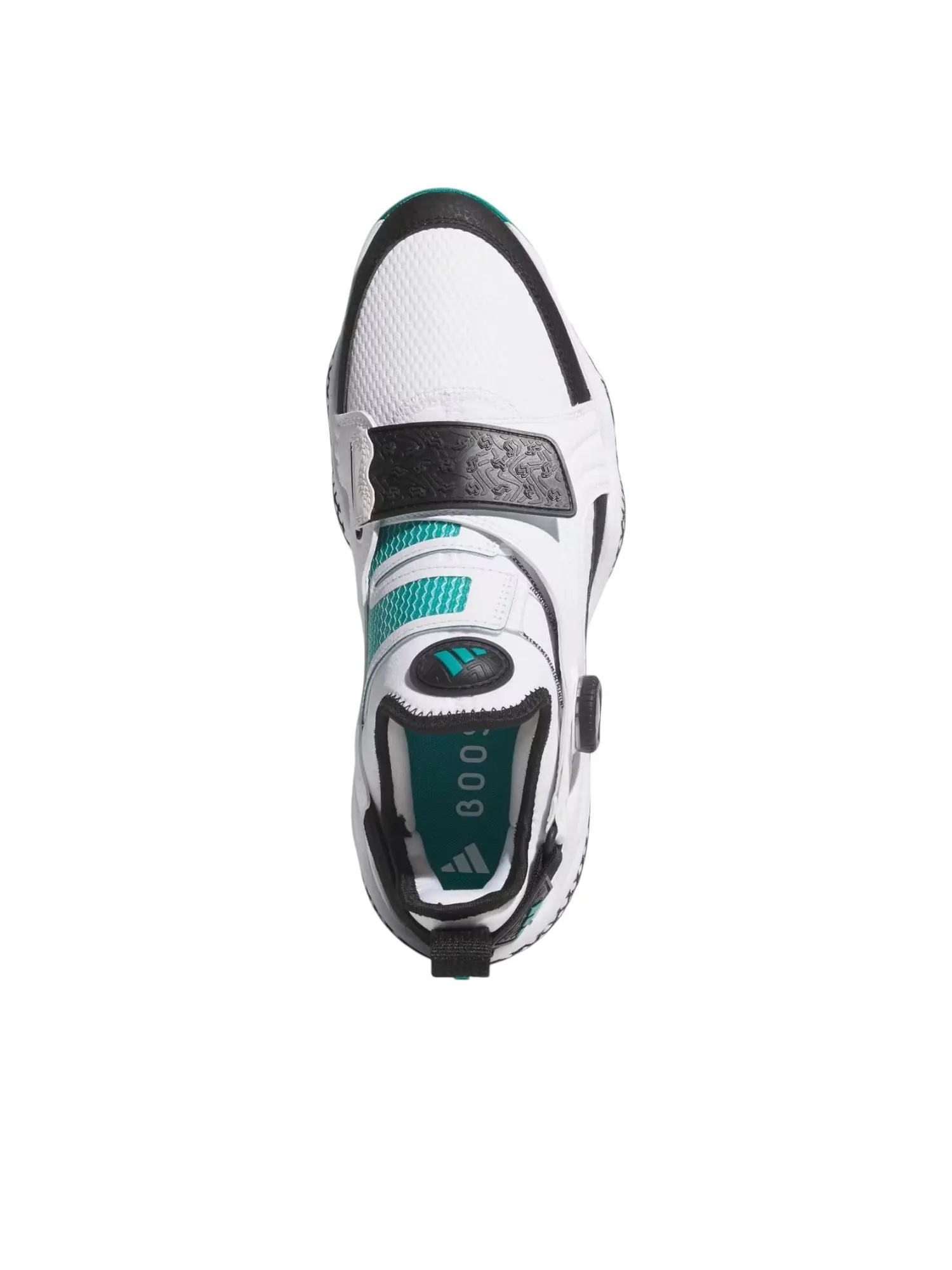 Adidas Codechaos 25 Midcut BOA Spikeless 'Cloud White Core Black Pure Teal' — изображение 4 из 6, белый/черный