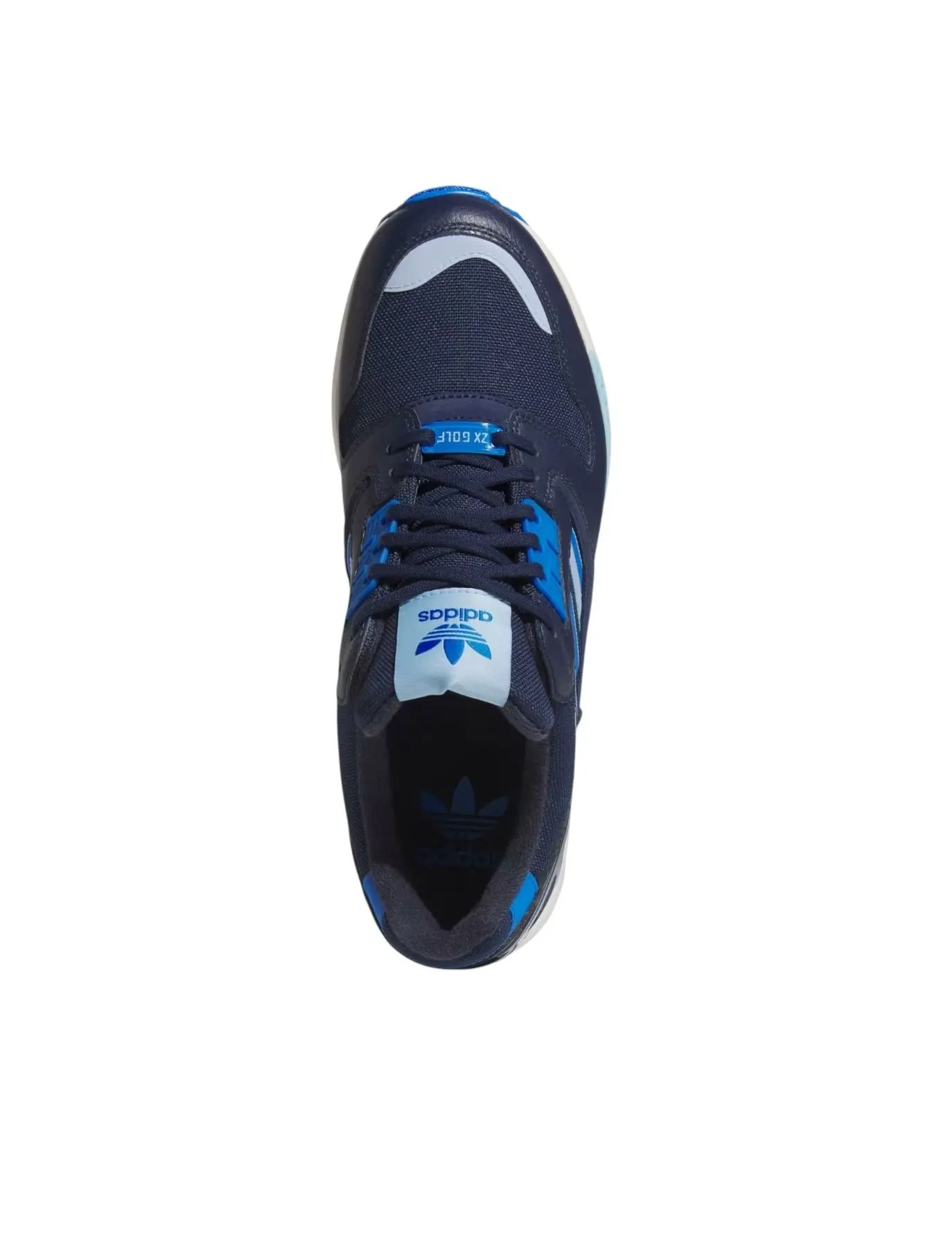 Кроссовки Adidas ZX 8000 GTX Golf 'Night Indigo Clear Sky' — изображение 2 из 5, индиго/прозрачный/белый