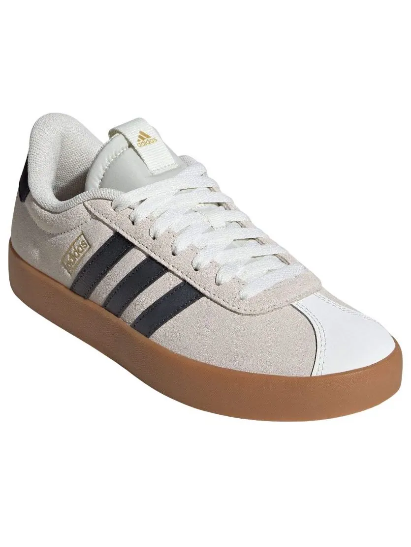 Кроссовки adidas VL Court 3.0 'Beige Black Gum' — изображение 3 из 6, бежевый