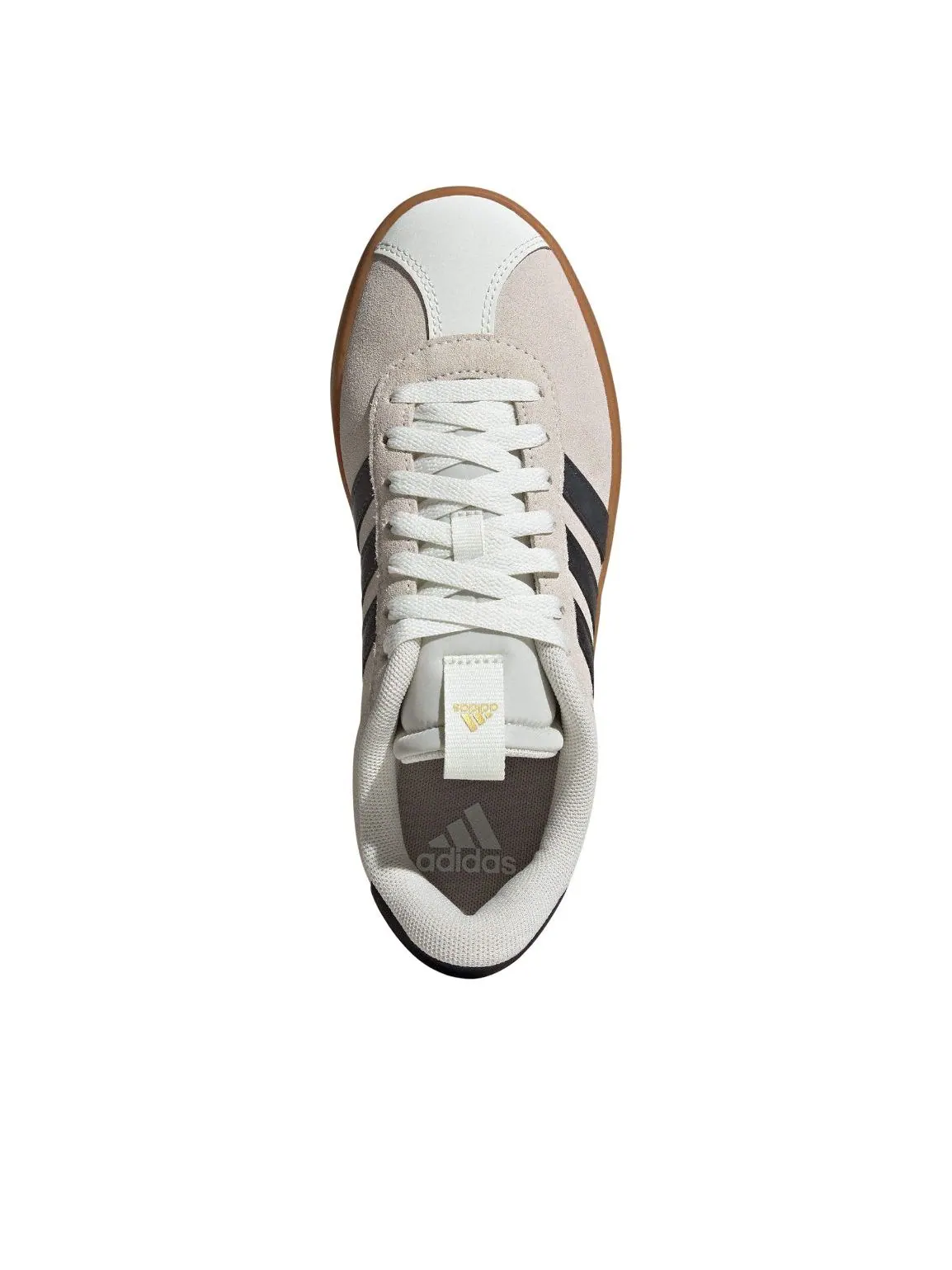 Кроссовки adidas VL Court 3.0 'Beige Black Gum' — изображение 5 из 6, бежевый