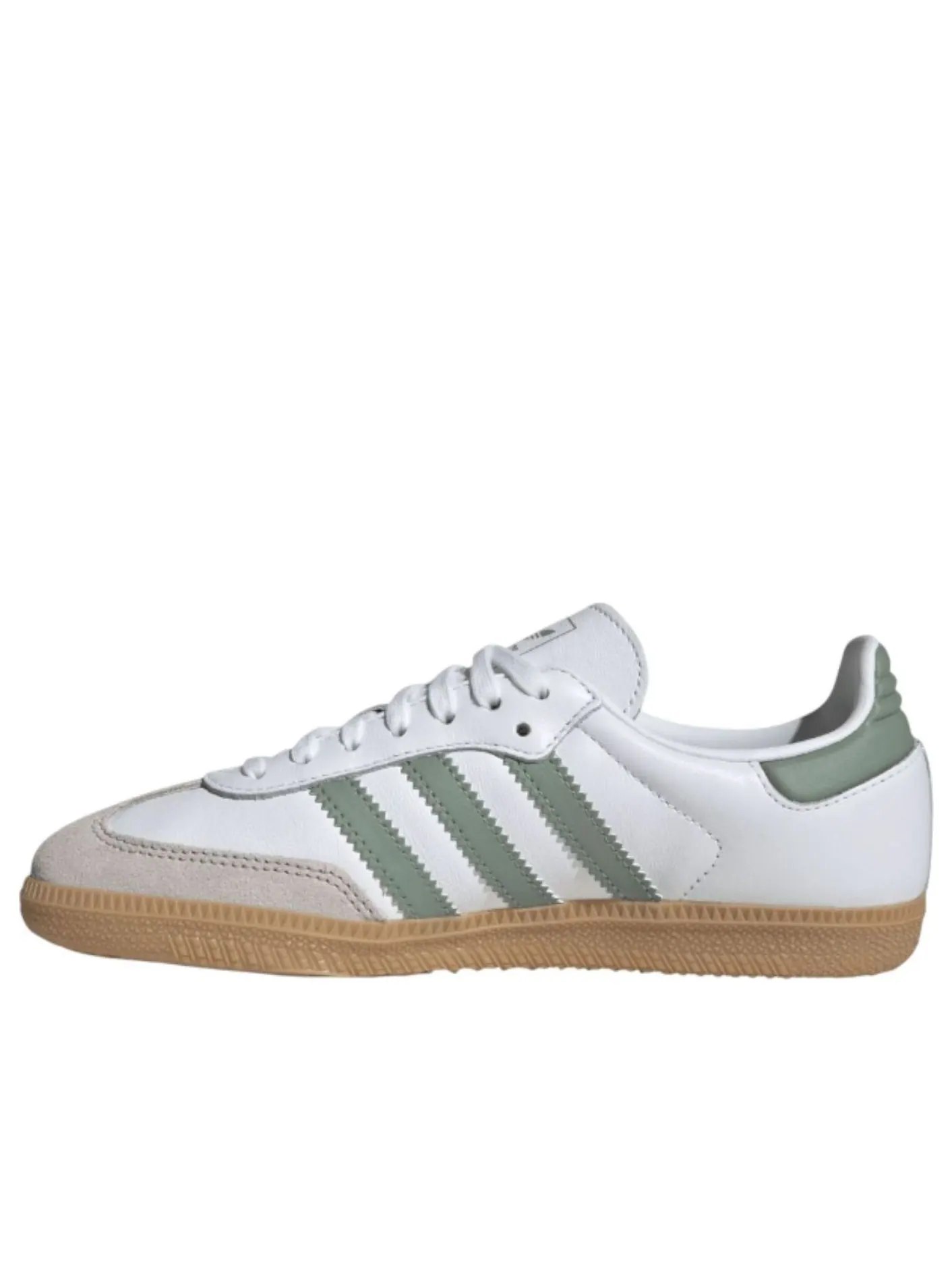 (GS) Adidas Samba OG 'Cloud White Silver Green' — изображение 1 из 5