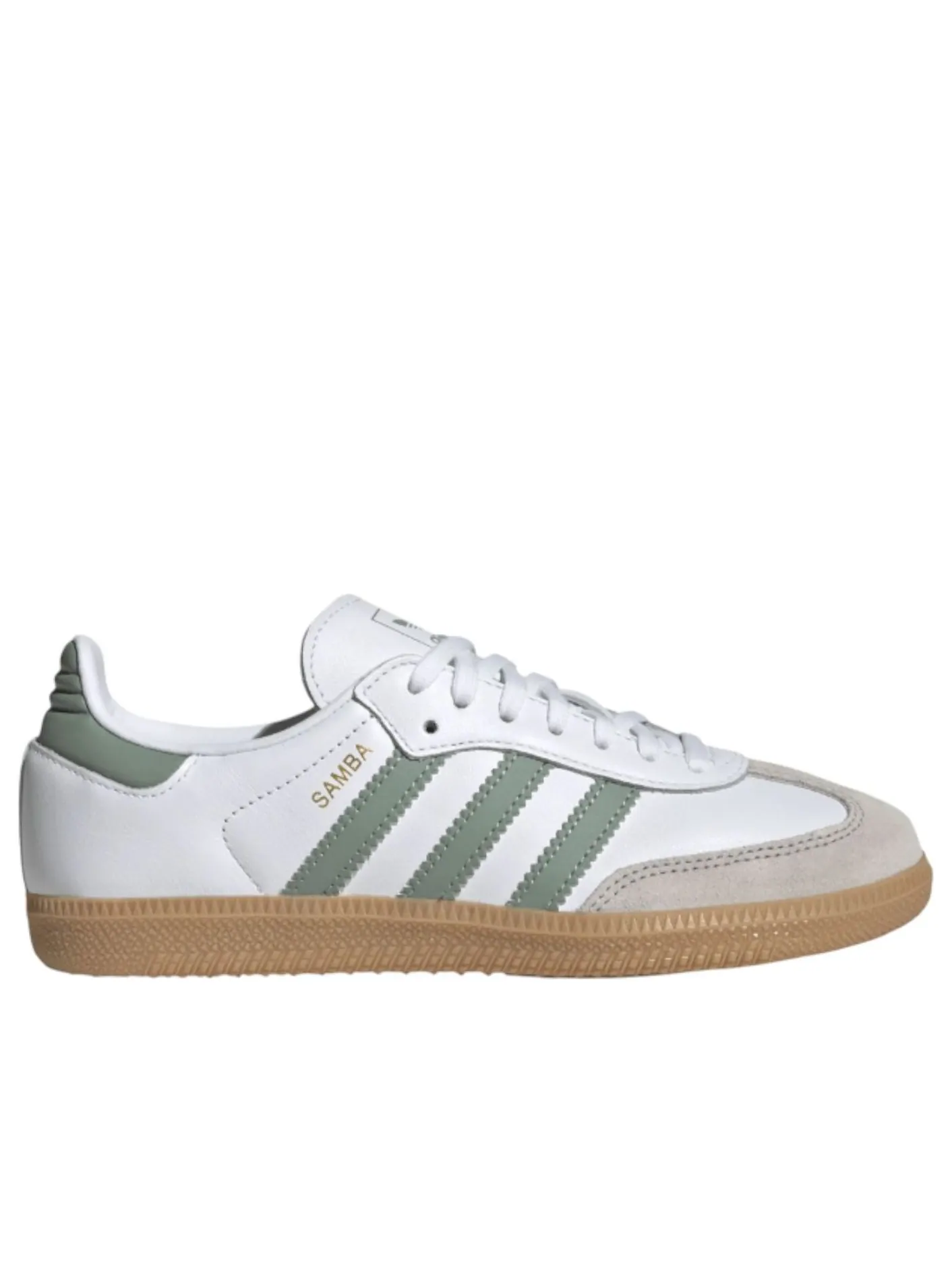 (GS) Adidas Samba OG 'Cloud White Silver Green' — изображение 5 из 5