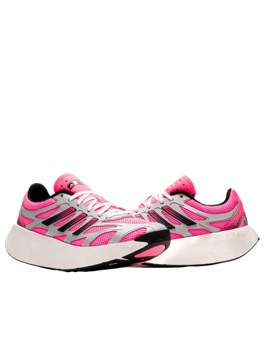 Кроссовки (WMNS) adidas Adizero Aruku 'Matte Silver Core Black Signal Green' — изображение 4 из 5, розовый
