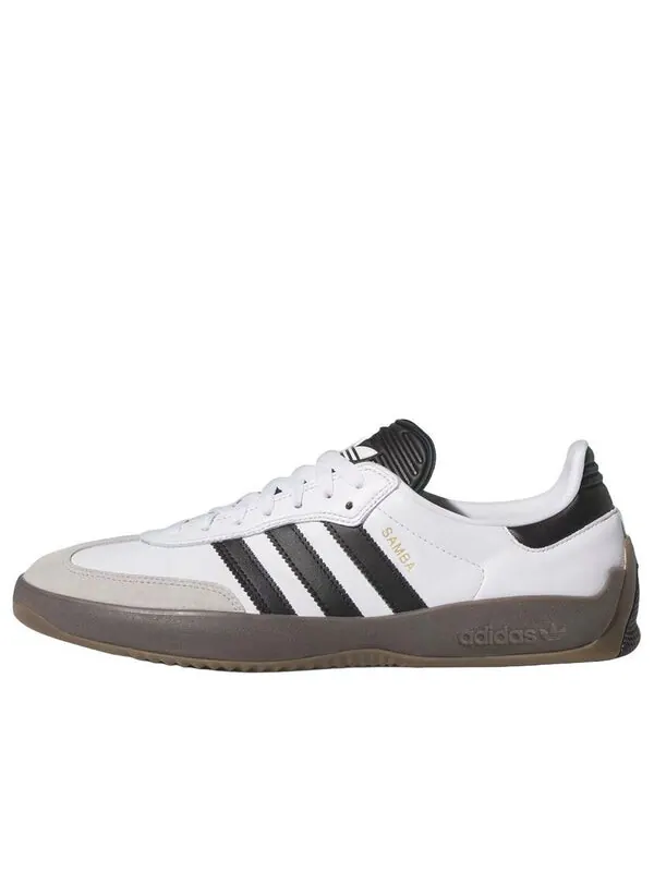 Кроссовки puig samba Adidas — изображение 1 из 4, белый/черный/коричневый