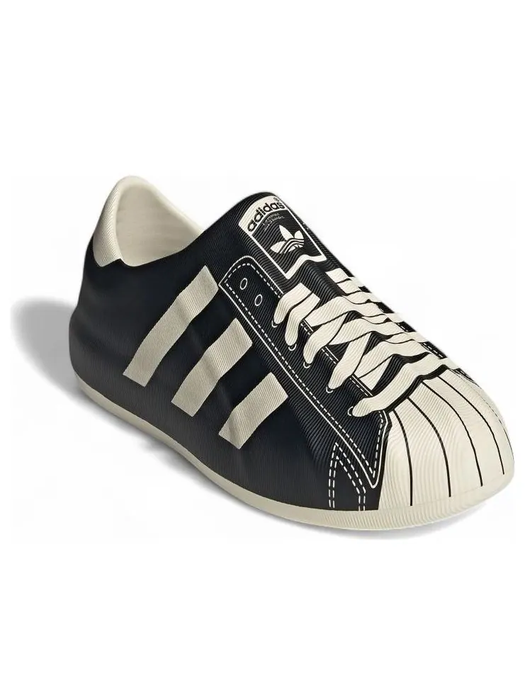 Сандалии adidas adiFOM Superstar 'Black Cream White' — изображение 3 из 5, черный