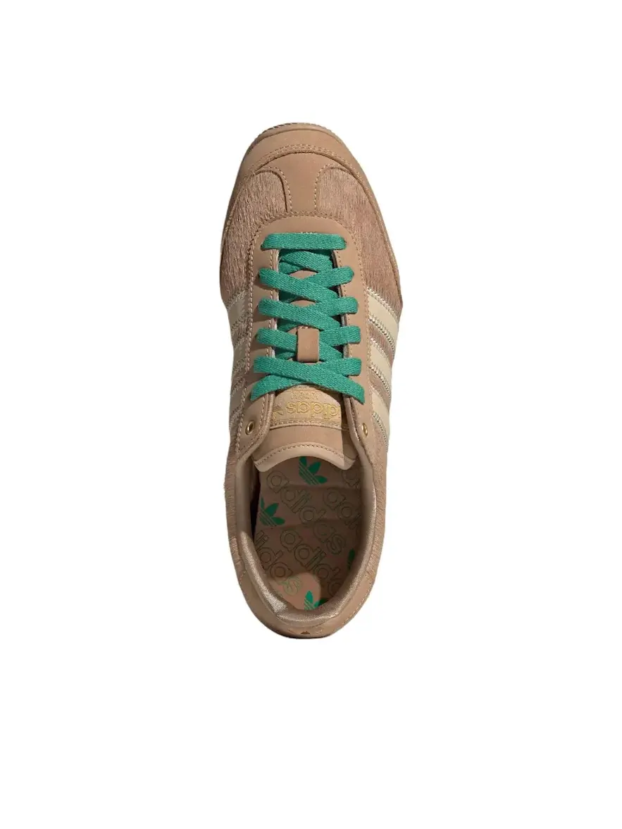 Кроссовки (WMNS) adidas Japan 'Warm Sandstone Crystal Sand Pony' — изображение 2 из 4, коричневый