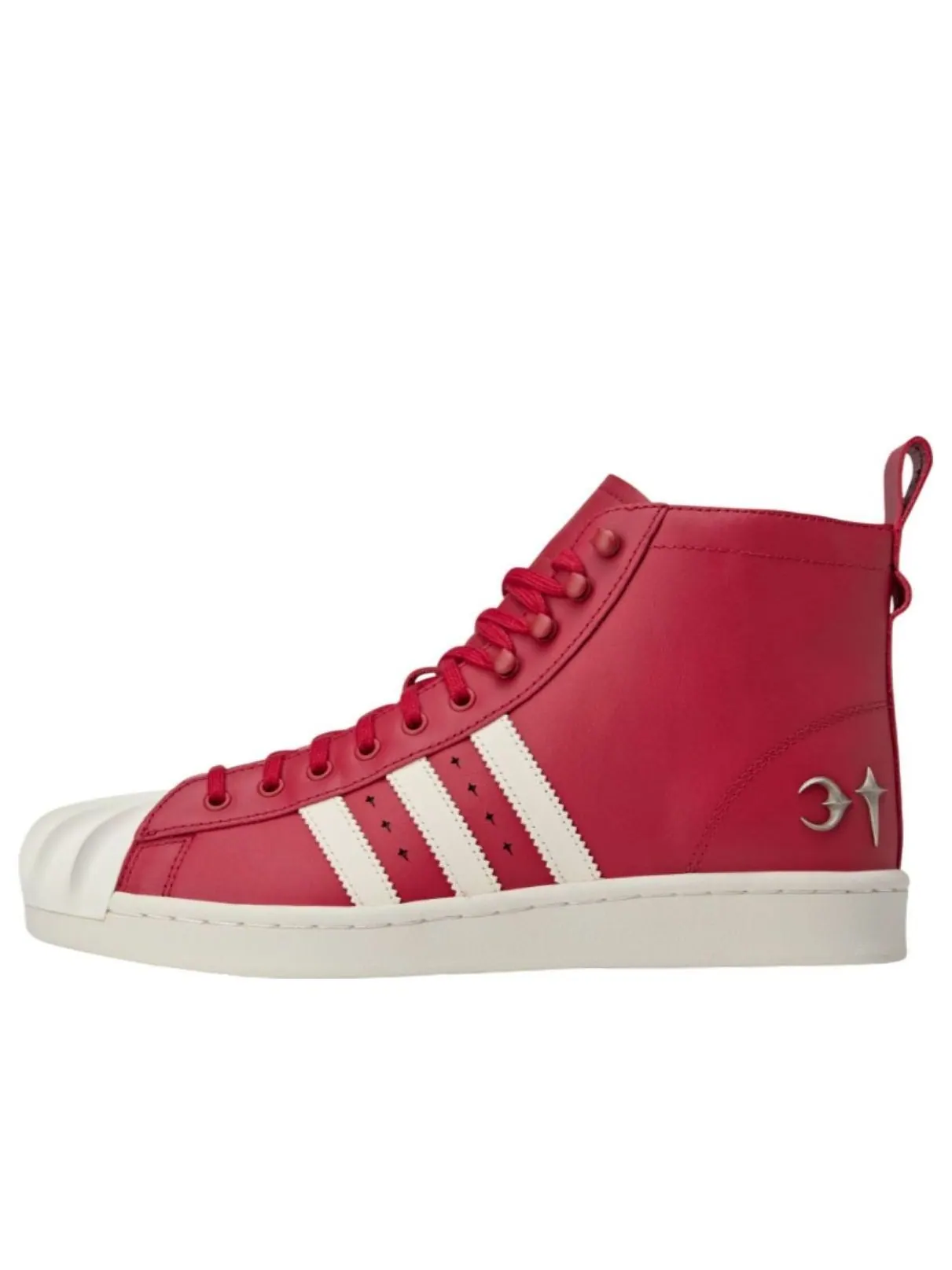 Ботинки Adidas x Thug Club Superstar Boot Luxe 'Red' — изображение 1 из 5, красный/кремовый белый