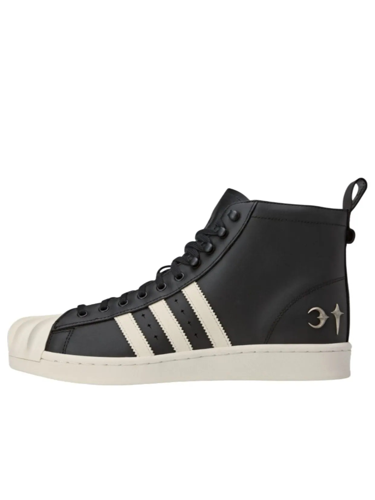Кроссовки Adidas x Thug Club Superstar Boot Luxe 'Black' — изображение 1 из 5, черный/белый