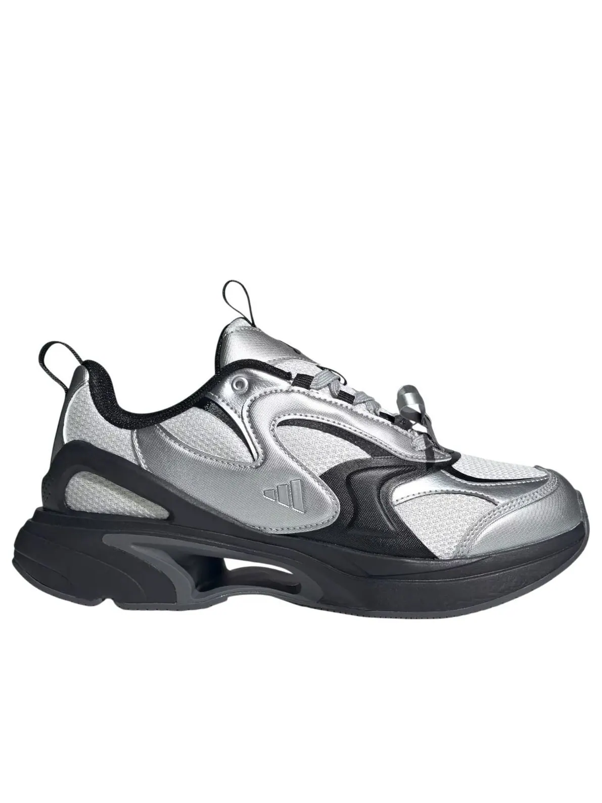 Кроссовки (WMNS) adidas Swanner 'Grey Silver Metallic' — изображение 2 из 6, серебряный