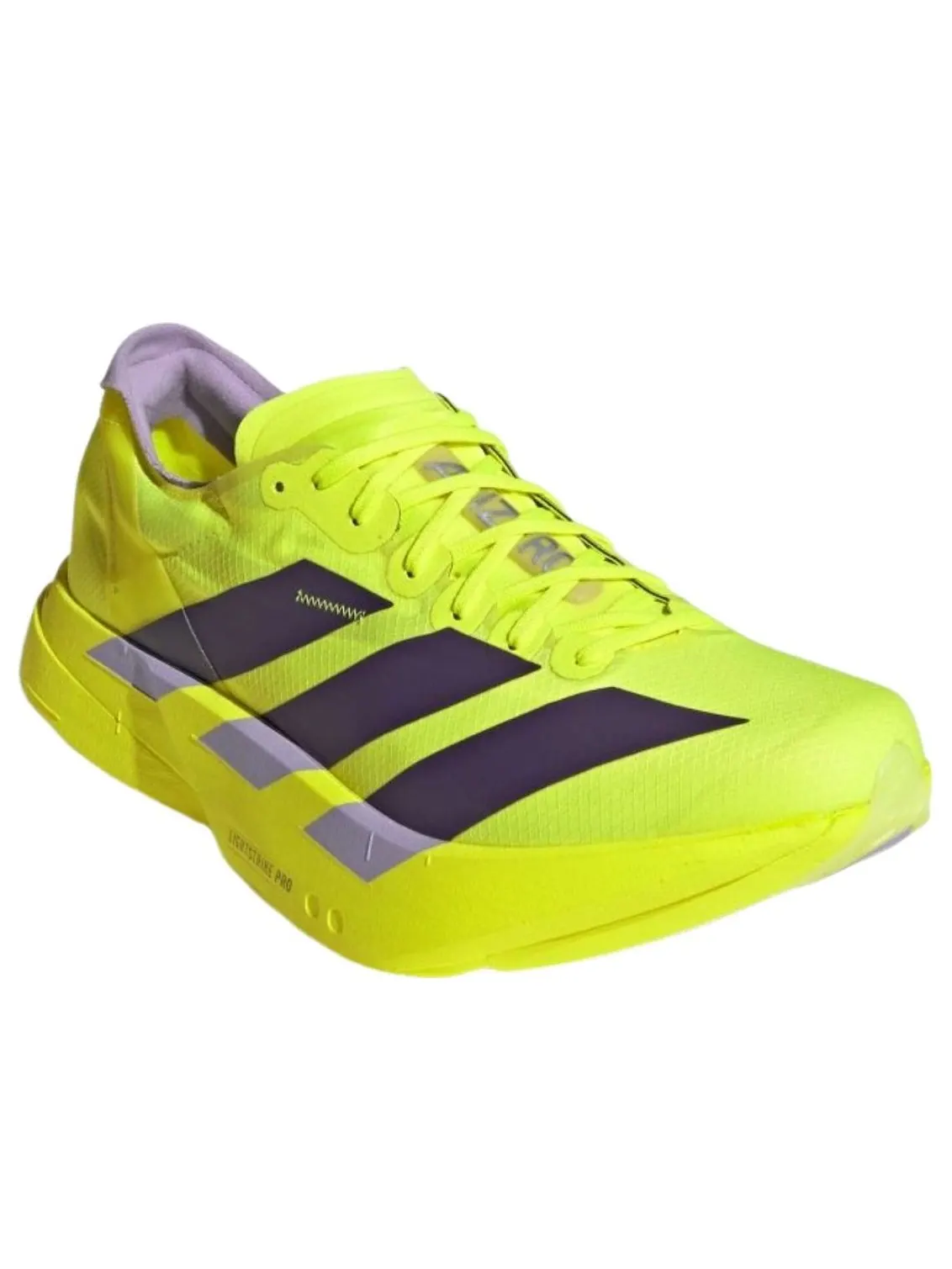 Кроссовки Adidas Adizero Adios Pro 4 Solar Yellow Aurora Plum — изображение 4 из 5, желтый