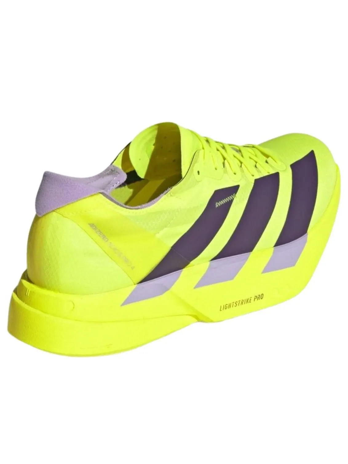 Кроссовки Adidas Adizero Adios Pro 4 Solar Yellow Aurora Plum — изображение 5 из 5, желтый