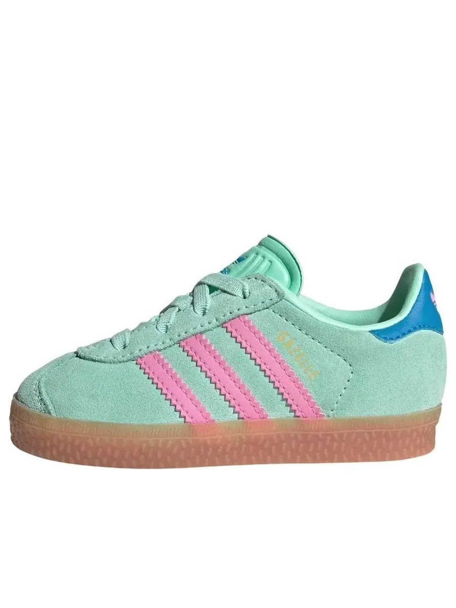 Кроссовки (TD) adidas Gazelle CF EL 'Mint Pink' — изображение 1 из 6, зеленый
