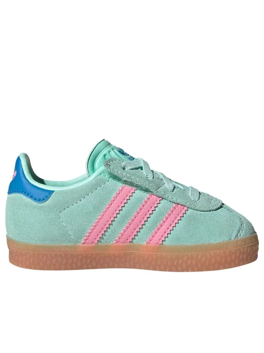Кроссовки (TD) adidas Gazelle CF EL 'Mint Pink' — изображение 2 из 6, зеленый