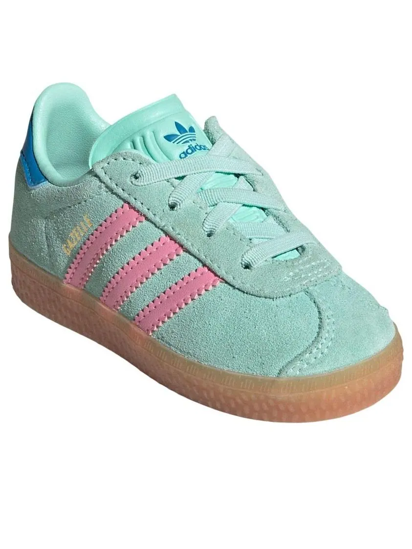 Кроссовки (TD) adidas Gazelle CF EL 'Mint Pink' — изображение 3 из 6, зеленый