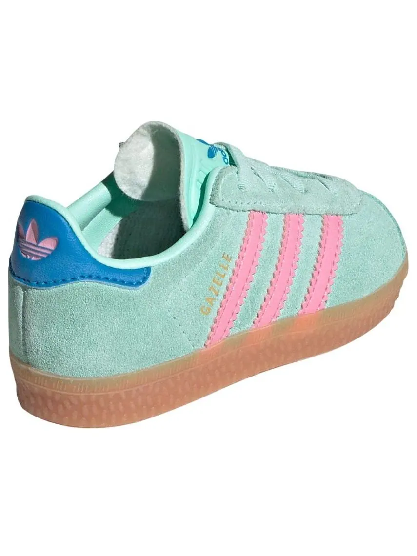 Кроссовки (TD) adidas Gazelle CF EL 'Mint Pink' — изображение 4 из 6, зеленый