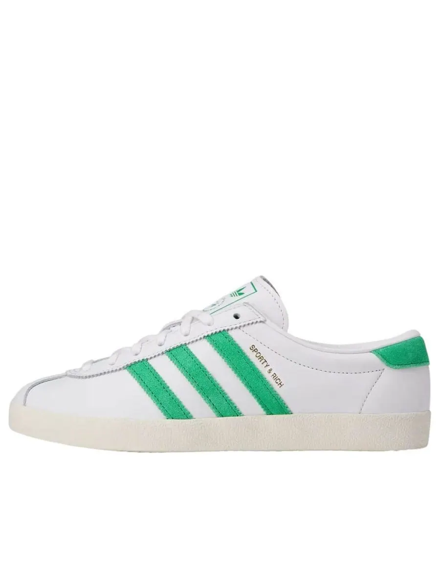 Кроссовки (WMNS) adidas x Sporty & Rich Blanc 'White Court Green' — изображение 1 из 6, белый