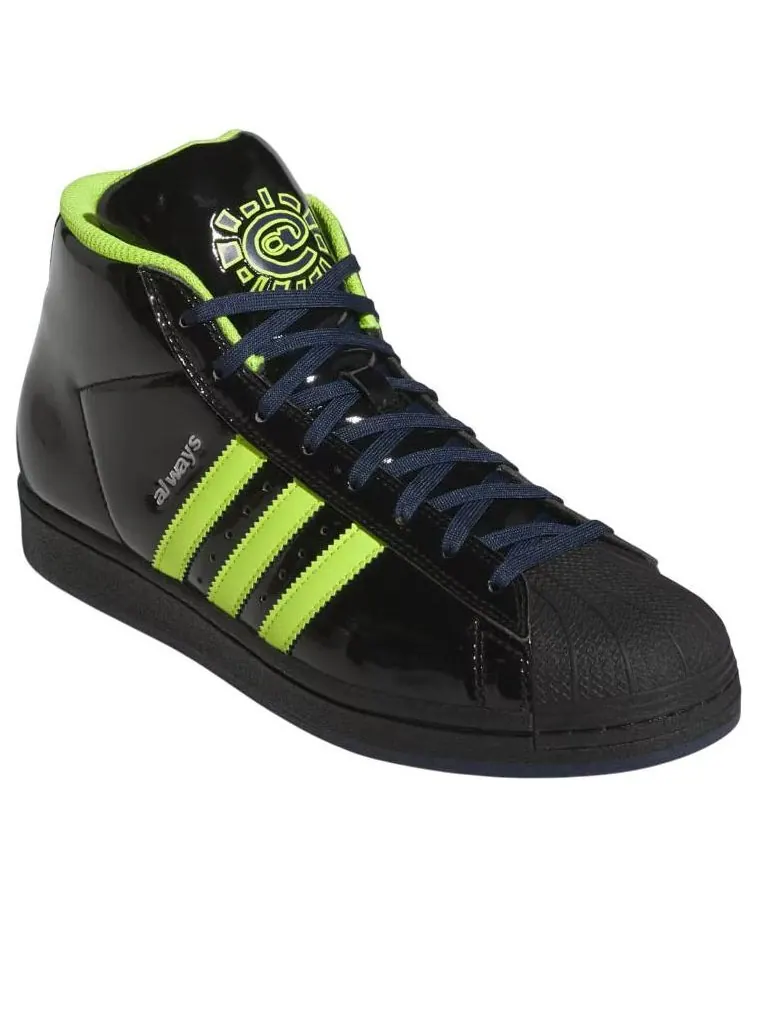 Кроссовки adidas x Always Pro Model ADV 'Black Semi Solar Slime' — изображение 3 из 6, черный
