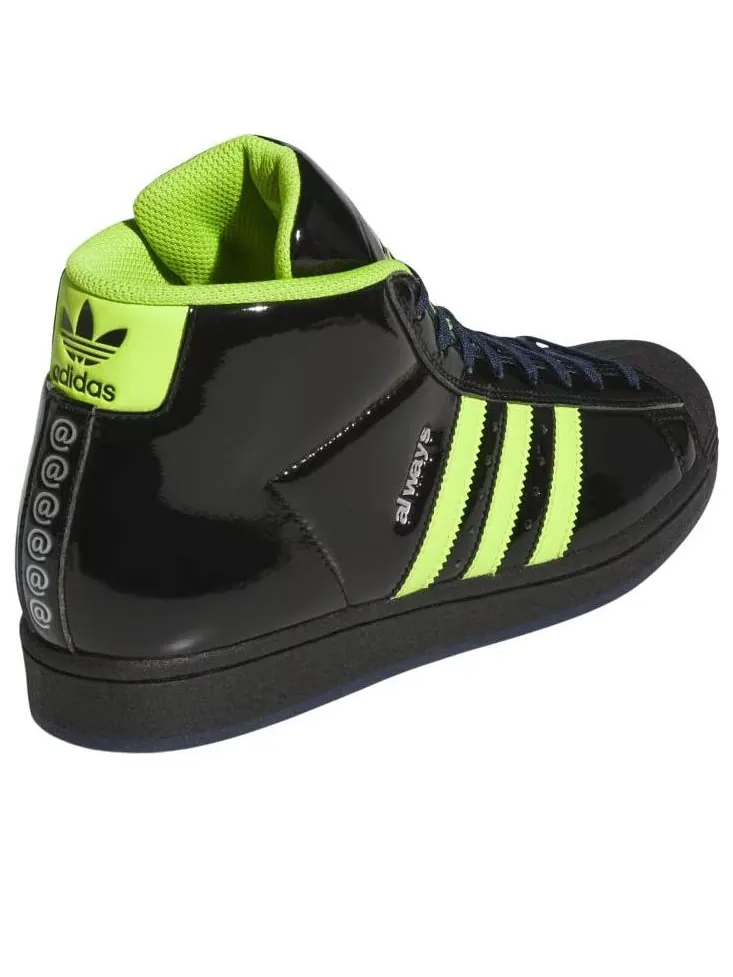 Кроссовки adidas x Always Pro Model ADV 'Black Semi Solar Slime' — изображение 4 из 6, черный