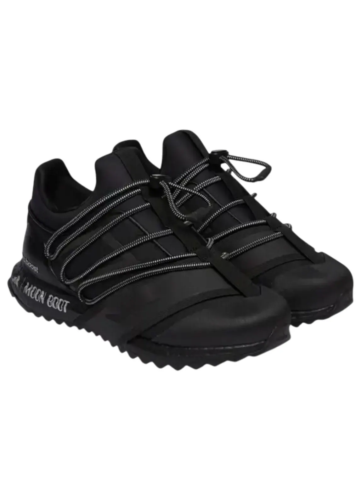Кроссовки Adidas x Moon Boot Ultra Boost 1.0 'Black' — изображение 2 из 4, черный/черный/красный