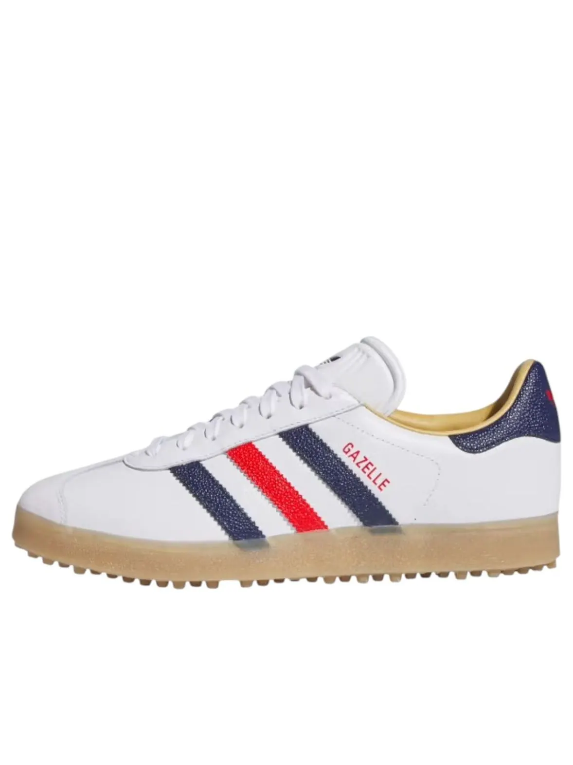 Adidas Gazelle Golf LE 'Cloud White Dark Blue Red' — изображение 1 из 5